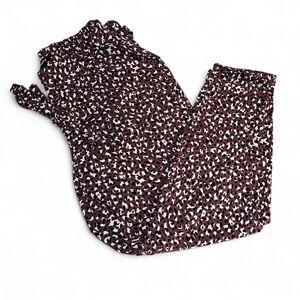 Torrid Purple and White Patterned Pants